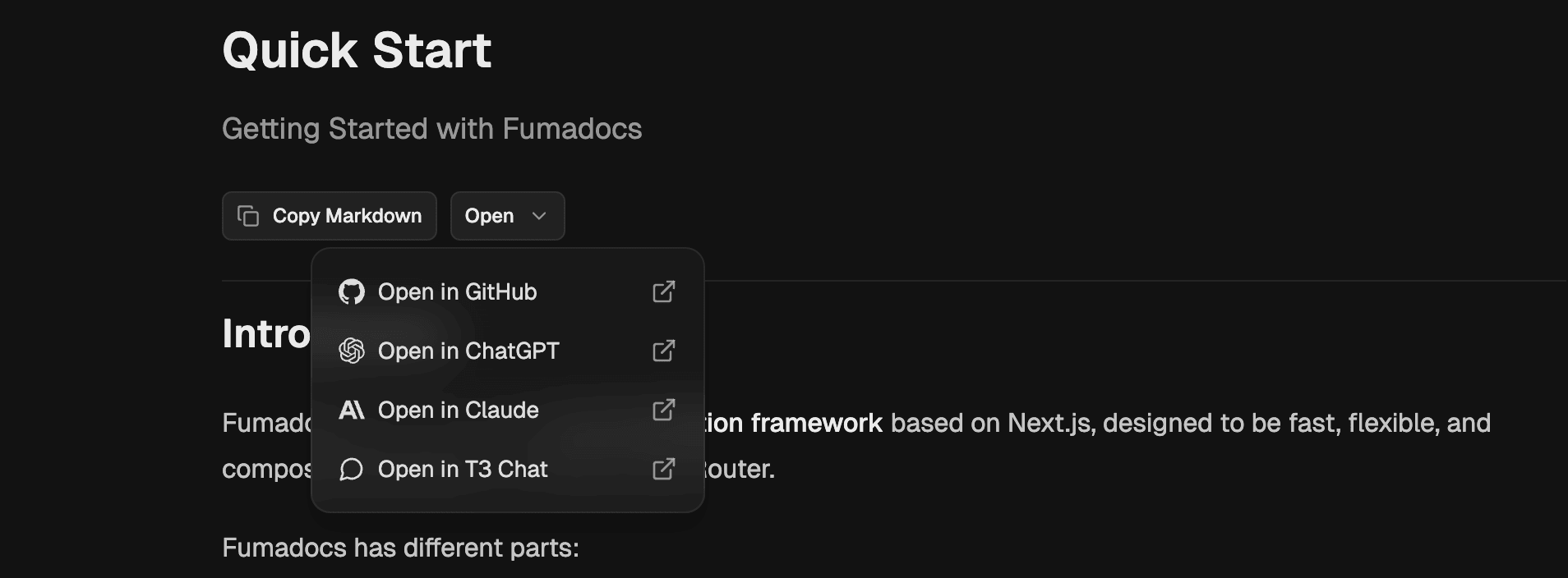 AI Page Actions