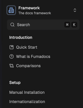 Sidebar